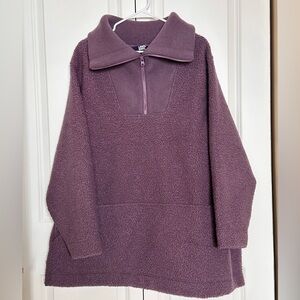 Lands' End Lilac Boucle Spring Jacket